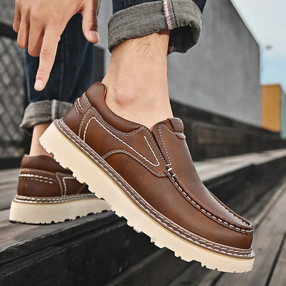 Monza Leather Loafers | Orthopedic Cushioned Insole