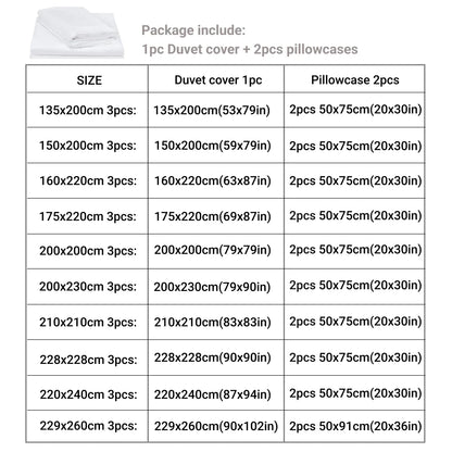 Contemporary Cotton Duvet Cover Set With Marble Pattern