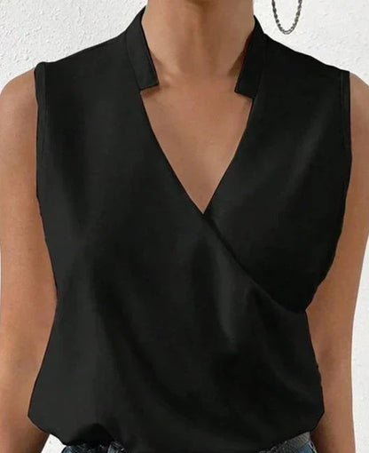 Beatrix™ | Refined Sleeveless Plain Top
