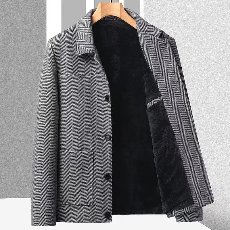 Marc Herringbone Short Coat