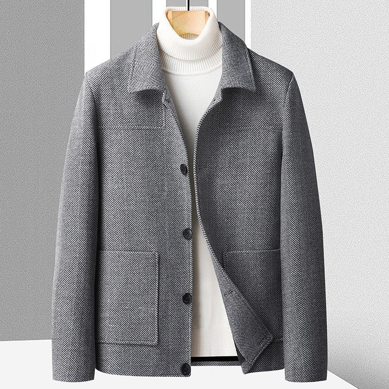 Joshua Regular Fit Chore Coat | Collared Button Front Coat