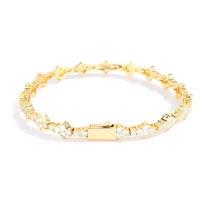 Diamond Petal Bracelet