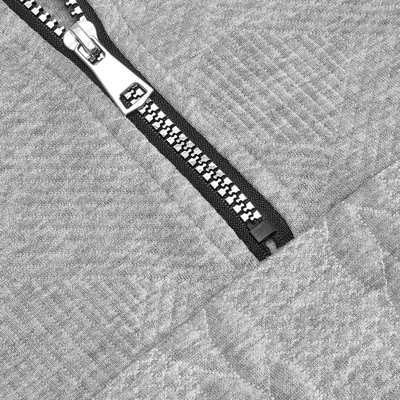 Arthur Cable Knit High-Neck Half-Zip Sweater | Textured Hip-Length Sweater