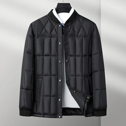 Tailored Windproof Button-Up Jacket