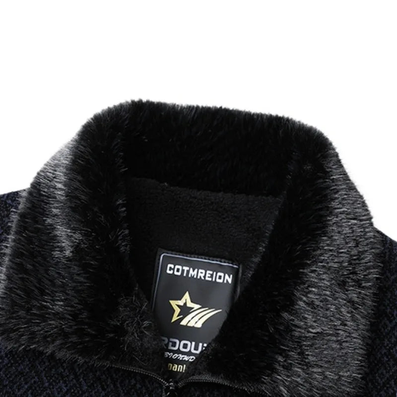 Fur-lined Collar Jacket