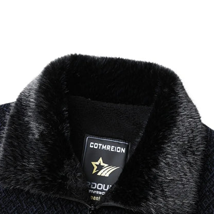 Fur-lined Collar Jacket