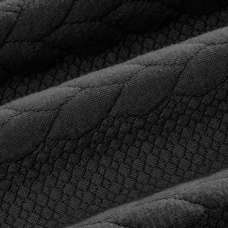 Arthur Cable Knit High-Neck Half-Zip Sweater | Textured Hip-Length Sweater