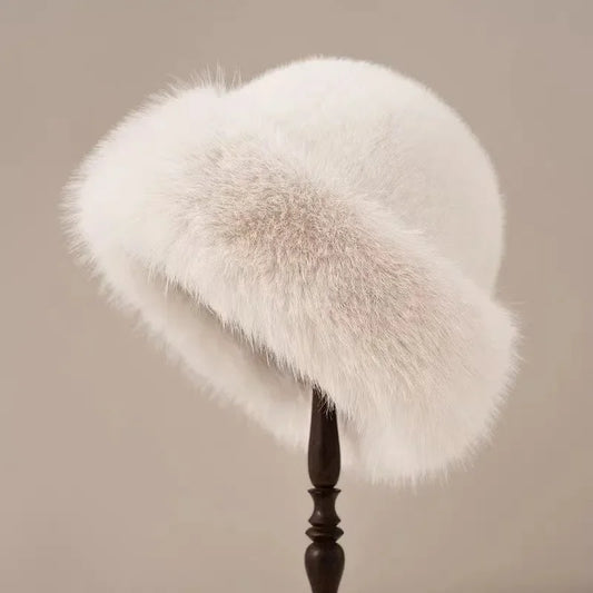 Isabella Rounded Silhouette Fur Hat | Solid Fur Hat