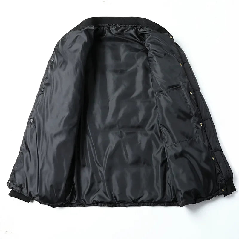 Tailored Windproof Button-Up Jacket