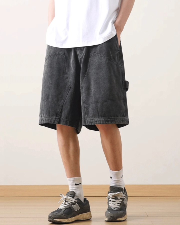 Washed Cargo Shorts