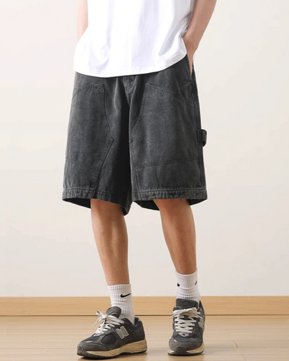 Washed Cargo Shorts