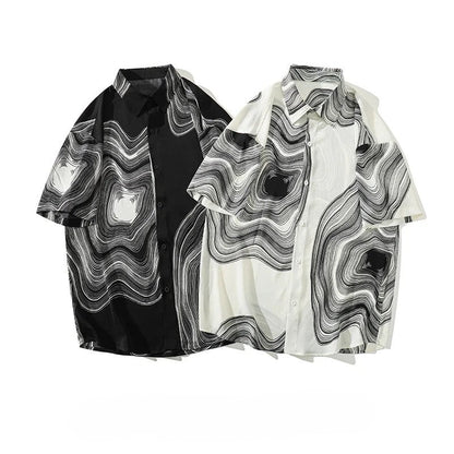 Monochrome Ripple Shirt