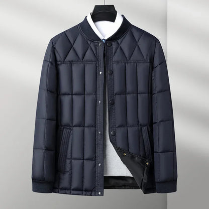 Tailored Windproof Button-Up Jacket
