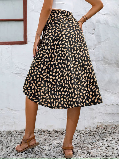 Gina Midi Wrap Skirt
