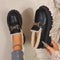 Sherpa Lined Platform Loafer