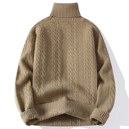 Cable-Knit Turtleneck