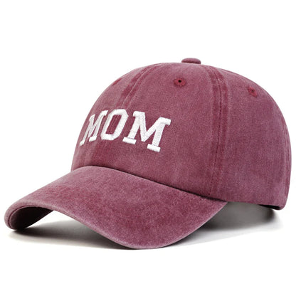 Stone Washed Embroidered, Mom & Dad Hat
