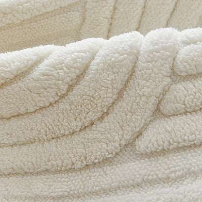 Contemporary Plush Recliner Sofa Cover With Anti-Slip Backing