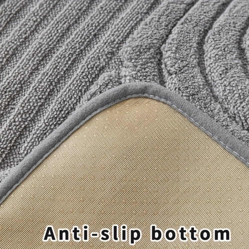 Contemporary Plush Recliner Sofa Cover With Anti-Slip Backing