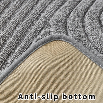 Contemporary Plush Recliner Sofa Cover With Anti-Slip Backing