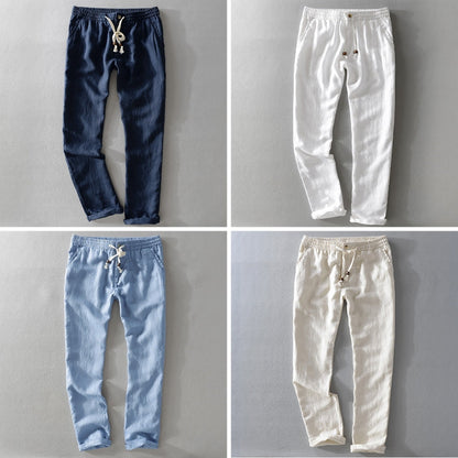 Theodore Willow Casual Linen Pants | Lightweight Summer Trousers