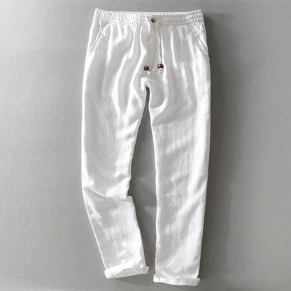 Theodore Willow Casual Linen Pants | Lightweight Summer Trousers