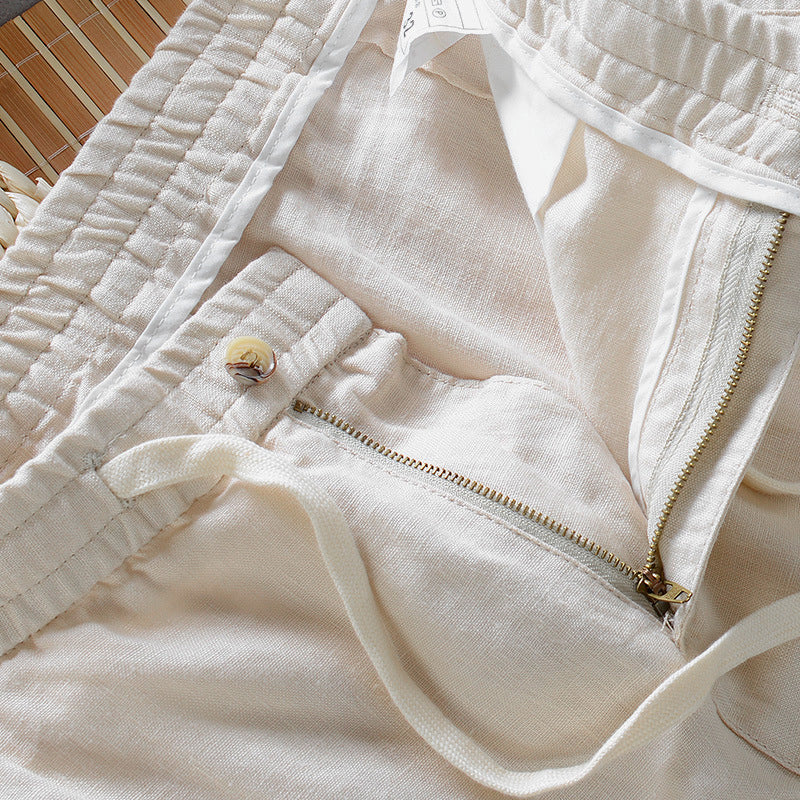 Theodore Willow Casual Linen Pants | Lightweight Summer Trousers