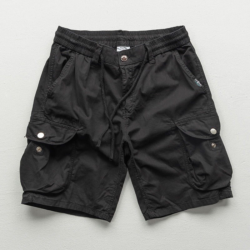 Theodore Relaxed-Fit Woven Cargo Shorts with Utility Pockets