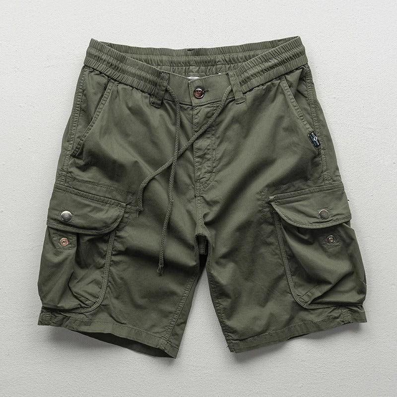 Theodore Relaxed-Fit Woven Cargo Shorts with Utility Pockets