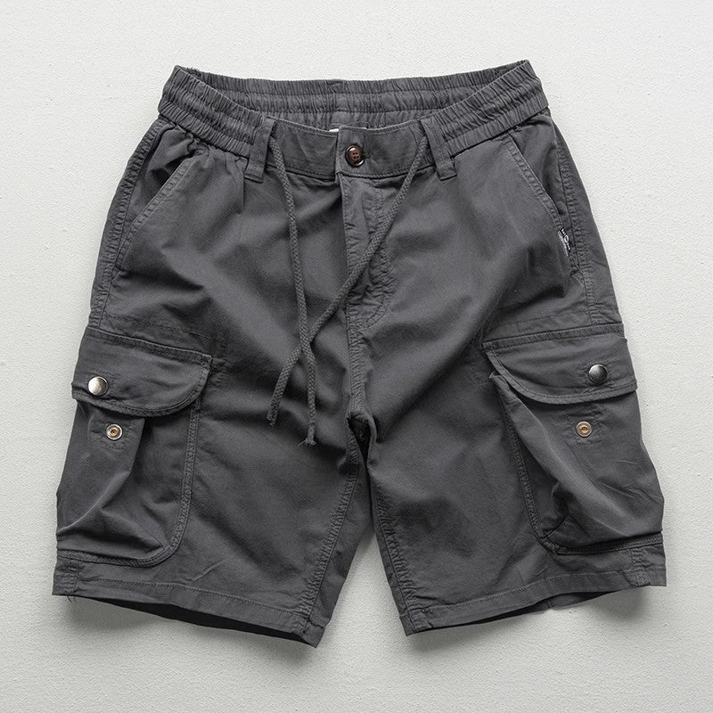 Theodore Relaxed-Fit Woven Cargo Shorts with Utility Pockets