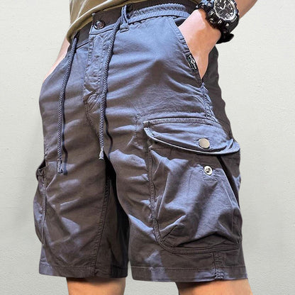 Theodore Relaxed-Fit Woven Cargo Shorts with Utility Pockets