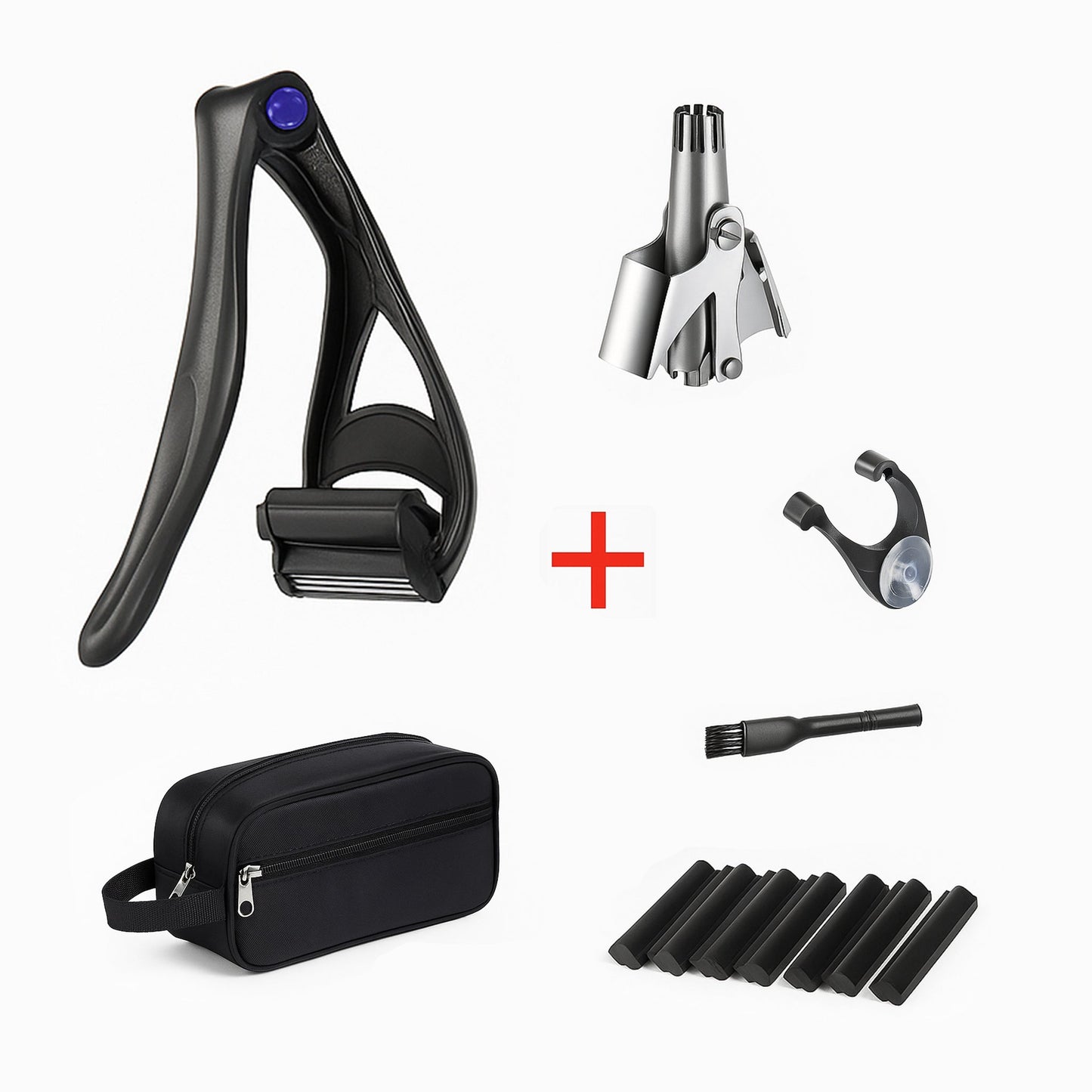 MachoGlide™ Back & Body Shaver | Pain-Free Wet/Dry Grooming with Extra-Long Foldable Handle