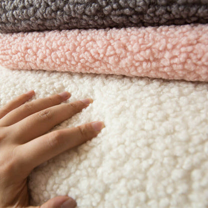 Teddy Fleece Couch Cover With Ultra-Soft Texture