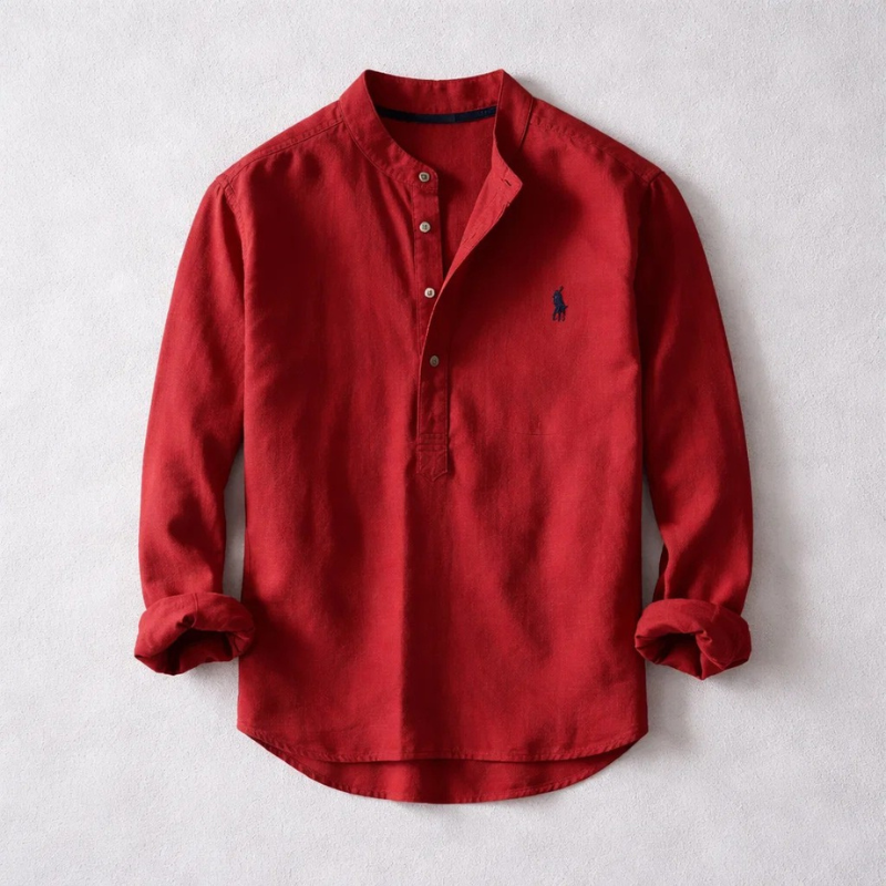 Osaka Henley Shirt | Casual Lightweight Cotton