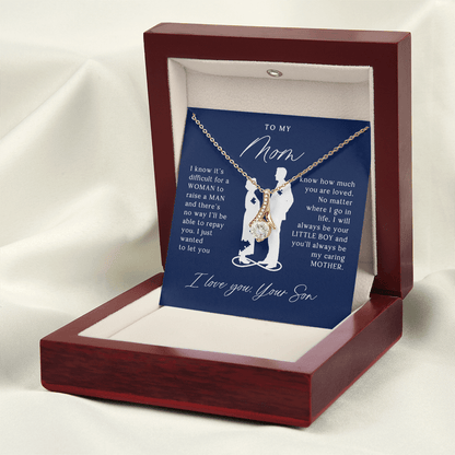 EternalLove™ | Elegant Keepsake Necklace for Mom