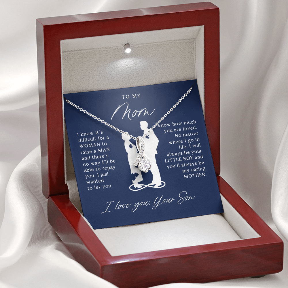 EternalLove™ | Elegant Keepsake Necklace for Mom