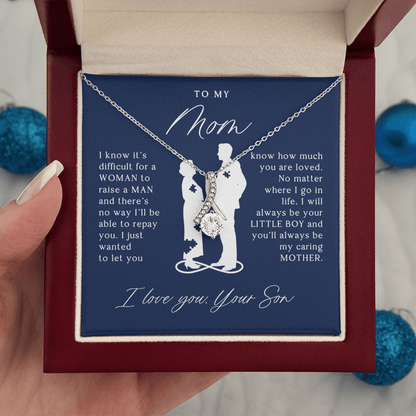 EternalLove™ | Elegant Keepsake Necklace for Mom