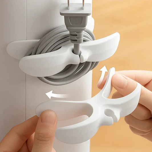 Self-adhesive cable organiser - For more order in your daily life (10 Pieces)