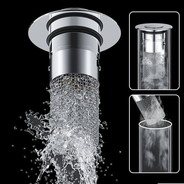 Filter – Keep your sink clear with no plumber needed!