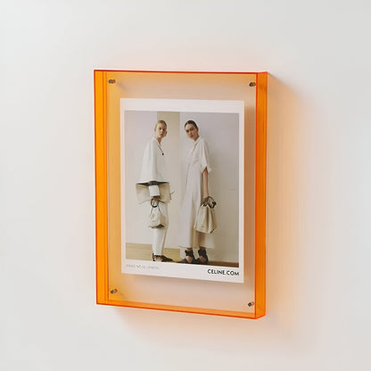 Modern Acrylic Picture Frame With Transparent Design