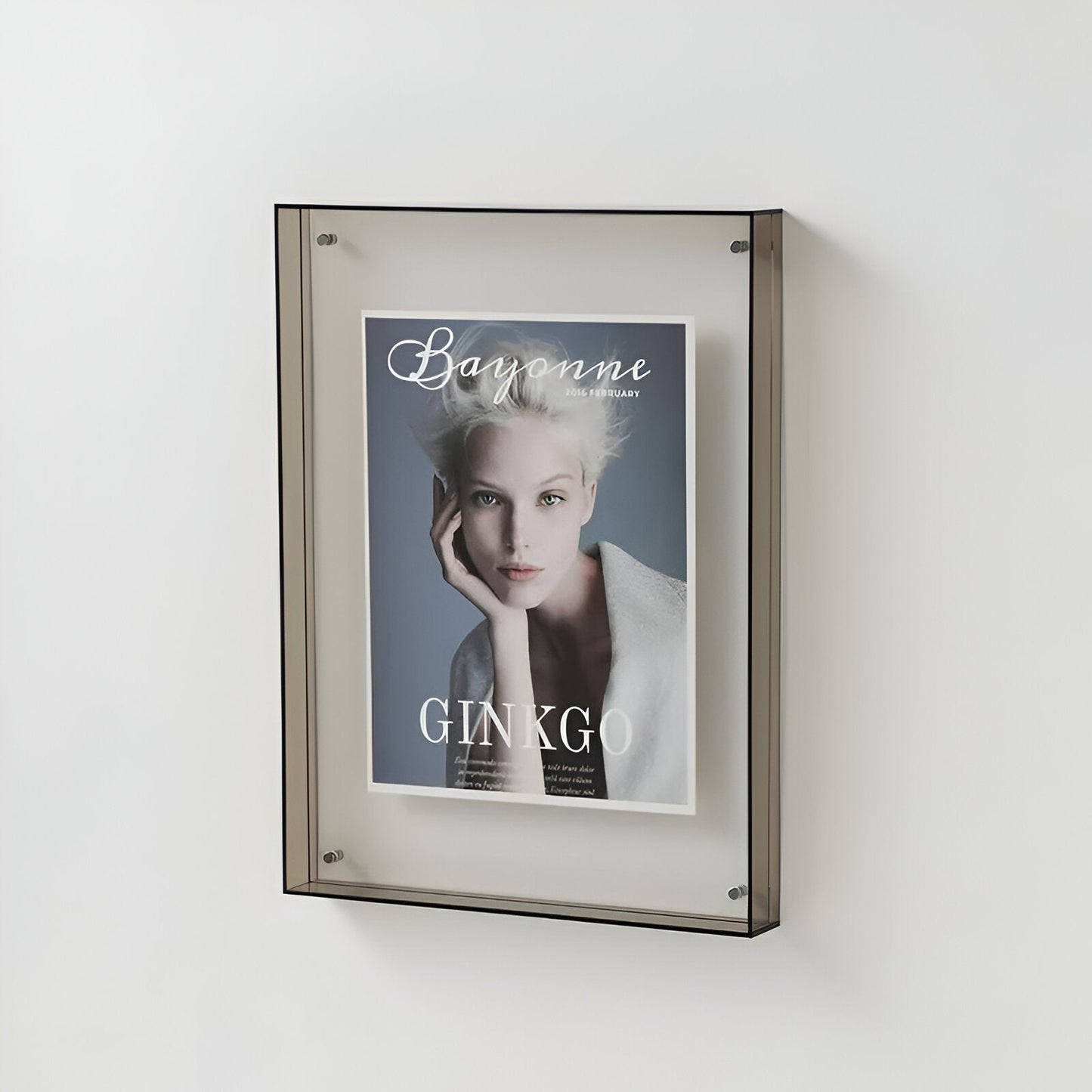 Modern Acrylic Picture Frame With Transparent Design