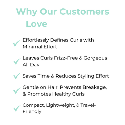 Hairbrush for defined curls without frizz