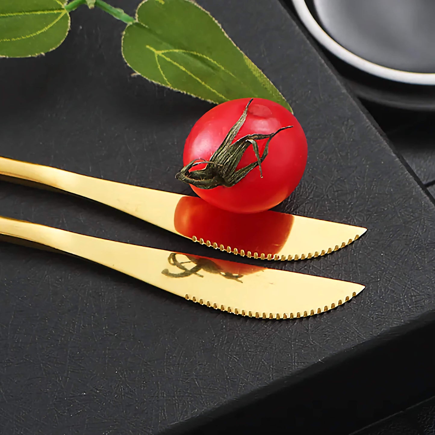 Matte Gold Flatware Set