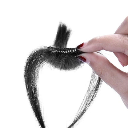 Clip-in bangs for an instantly transformed look