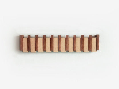 Wooden piano coat rack