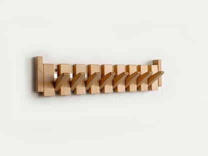 Wooden piano coat rack