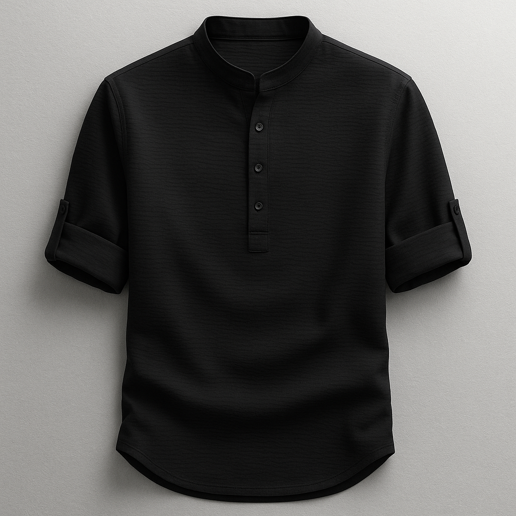 Hudson Henley Shirt | Long Sleeve Casual