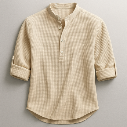 Hudson Henley Shirt | Long Sleeve Casual