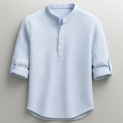 Hudson Henley Shirt | Long Sleeve Casual