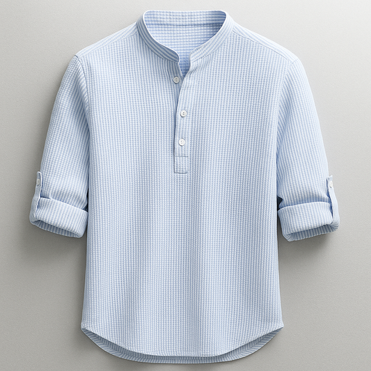 Hudson Henley Shirt | Long Sleeve Casual